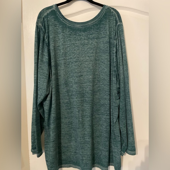 Lane Bryant Green Christmas Story Long Sleeve Tee - Picture 7 of 9